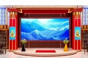 发布会提词器话题封面，现场提词器屏幕与稿件对照画面